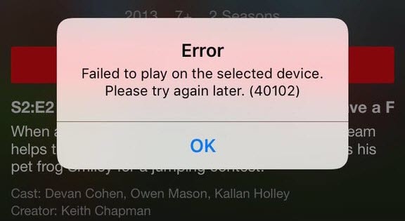 Netflix Error 40102 Guide for iPhone, Ipad iOS Devices)