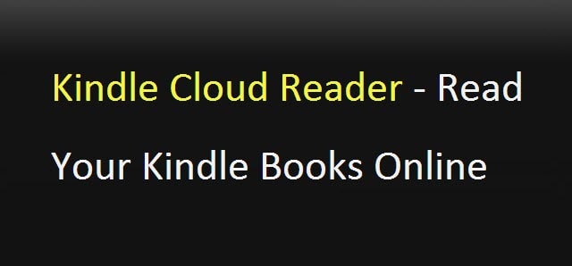 Read Your Kindle Books Online