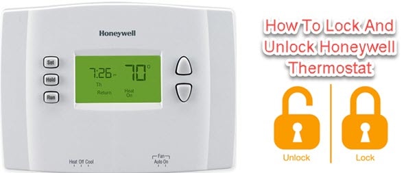 how to lock and Unlock Honeywell Thermostat