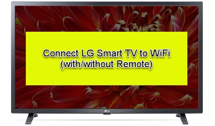 Connect LG Smart TV to WiFi 1
