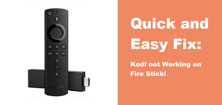 Fix to Kodi not Working on Fire Stick